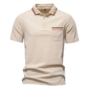 Classic Polo Shirt Men Short Sleeve Top