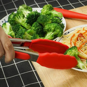 Salad Tools BBQ Gadgets Silicone Food Tong