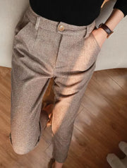 Women Harem Pencil Woolen Pants