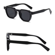 Fashion Vintage Rivet Oval Sunglasses