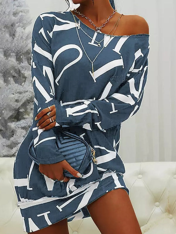 Sexy Lady Casual Off Shoulder Dress Long Sleeve Come4Buy eShop Sexy Lady Casual Off Shoulder Dress Long Sleeve Come4Buy eShop