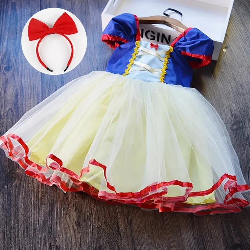 newborn snow white dress Carnival Costume Snow White Cosplay Dress for Girls – Come4Buy eShop