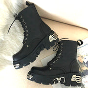 Women Ankle Boots Women Motorcycle Boot
