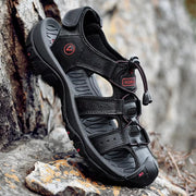 Summer Men Sandals Leather Beach Shoes
