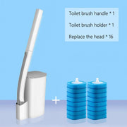 Home bathroom disposable cleaning artifact set toilet brush
