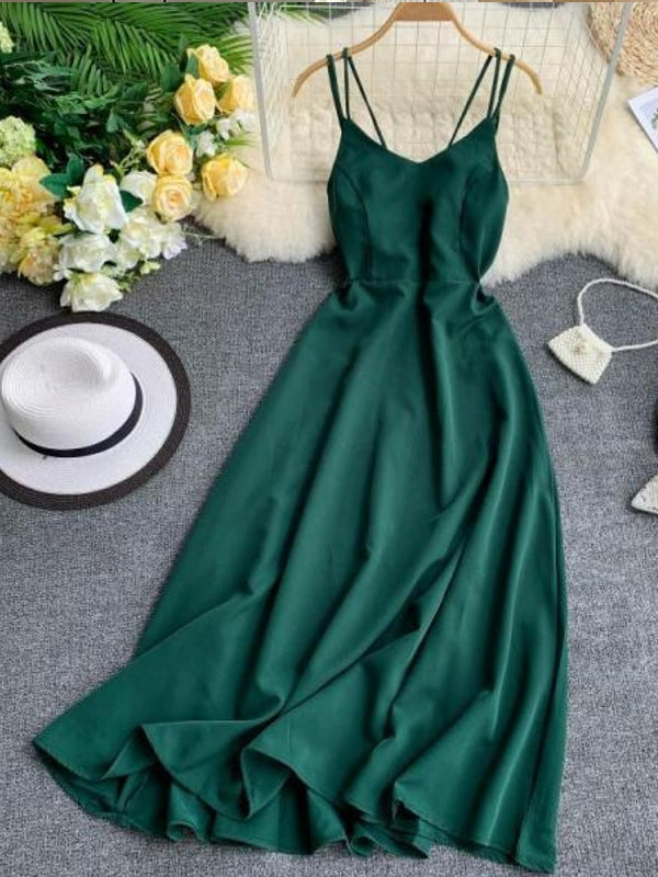 Emerald Green Maxi Dress Cotton Strap Long Women In Sexy Dress Come4Buy eShop Emerald Green Maxi Dress Cotton Strap Long Women In Sexy Dress Come4Buy eShop