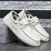 Mens White Boat Shoes