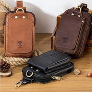 Kvalitetna kožna torbica za telefon od 7 inča, torbica oko struka