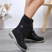 Mid-Calf Boots Square Heel For Women