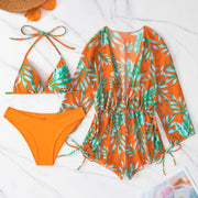 Kupaći kostimi 3 komada Cover Up Bikini set odjeće za plažu