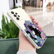 String Cat Floral Case For Samsung