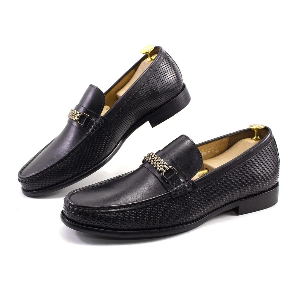 Comfortable Men's Genuine Leather Business Dress Shoes - Loafers ...
