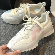 Women Sport Rubber Sneakers Casual White Shoes
