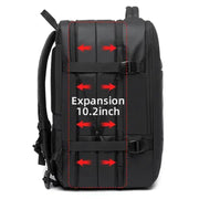 Proširivi ruksak, crna putna torba velikog kapaciteta