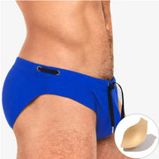 Sexy Young Swimming Push-up Pad Swim Trunks Forever
