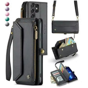 Phone Wallets Case for iPhone With Strap