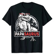 Papa Saurus Dinosaur T shirt
