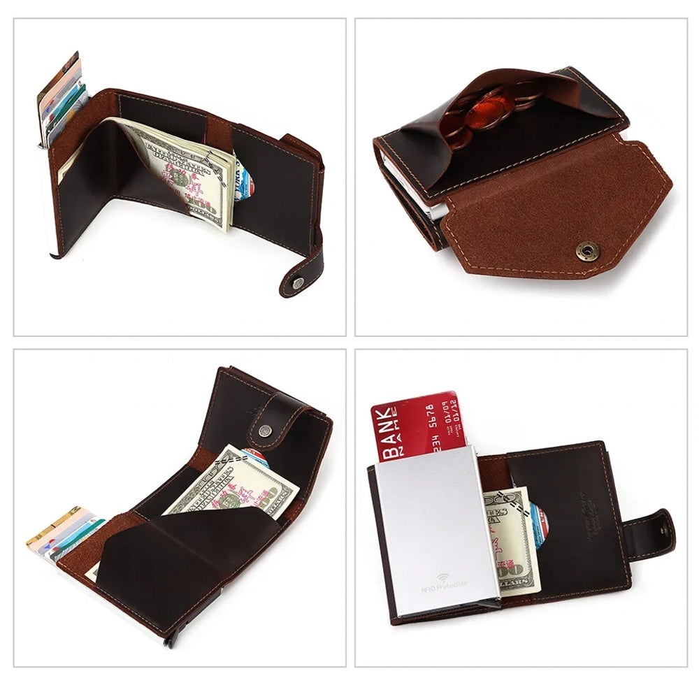 Fashion Genuine Leather Pocket Coin Purse Women Change Pouch Credit Card  Holder - China Wallets and Card Holders price | Made-in-China.com