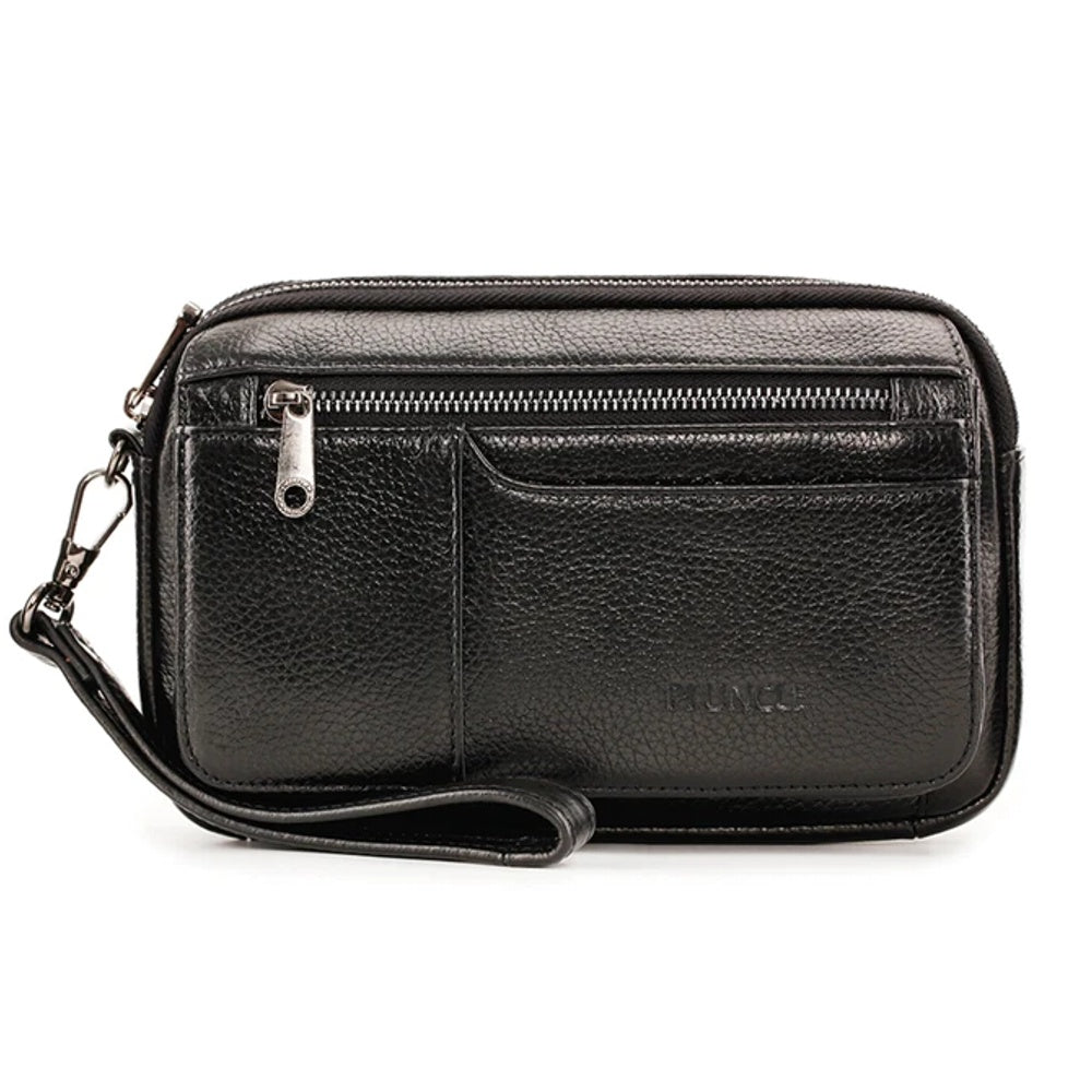Men's Leather Messenger Bag Fashion Business Shoulder Bag - Temu