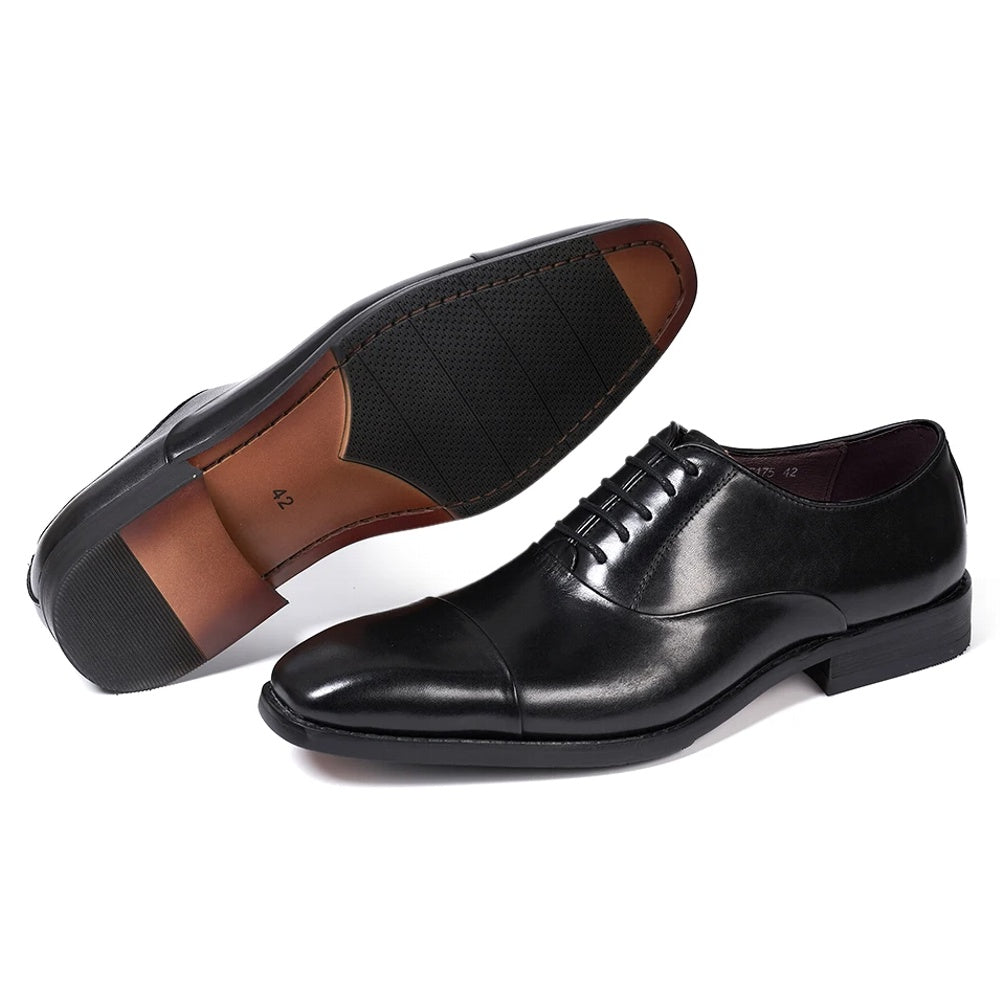 Buy Dark Brown Leather Formal Shoes for Men Online at SELECTED HOMME  |222901502