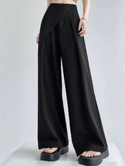 Women High Waist Wide Suit Pants