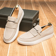 Men Loafers Suede Leather Casual Shoes