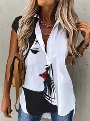 Women Shirts Fashion Casual Loose Shirts