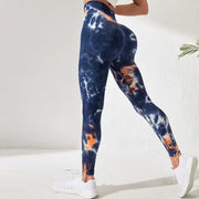 Print Tie Dye Sports Leggings Gym