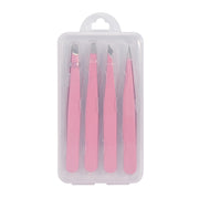 Pink Tweezer For Lashes Extension Make Up Tools