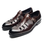 Men Genuine Leather Lace-up Oxford Dress Shoes