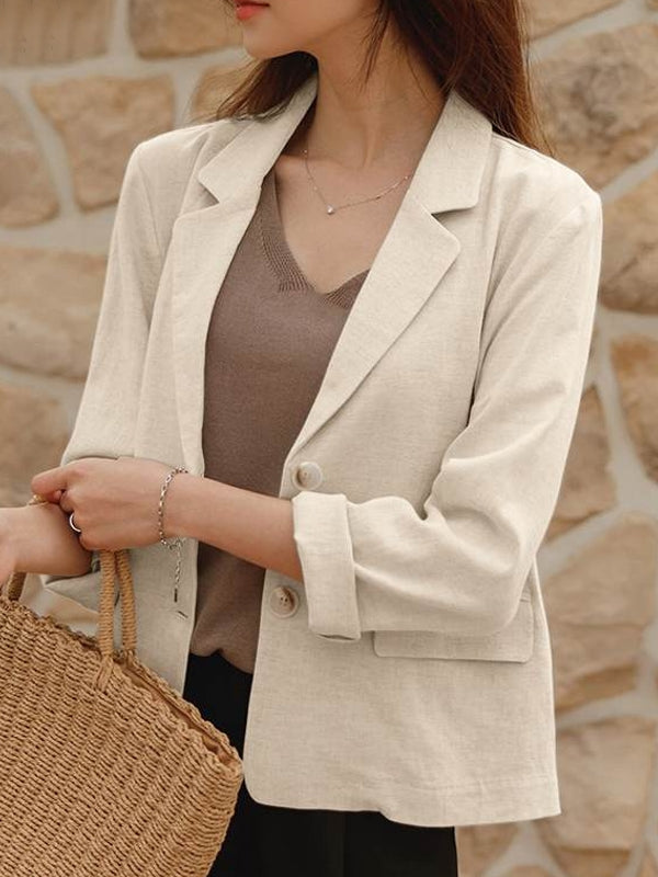 Cotton Twill Work Jacket - LE MONT SAINT MICHEL