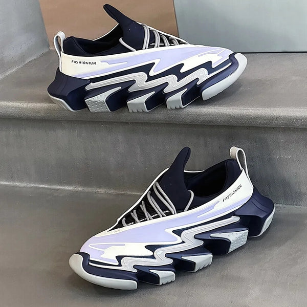 Sport Style Sneakers For Unisex Increasing Shoes