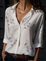 Casual Tops Elegant Work Wear Chiffon Shirts