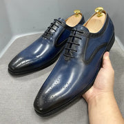 Luxury Lace-Up Formal Office Business Oxford Dress Shoes