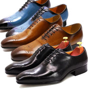 Genuine Calf Leather Men Dress Shoes