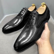 Luxury Cow Genuine Leather Men Shoes