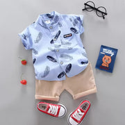 Summer Casual Clothes Set Top Shorts