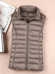 Duck Down Jacket Women Puffer Jacket Vest