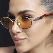 Retro Round Metal Sunglasses Unisex Sun Glasses