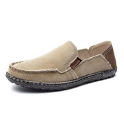 Canvas Loafers Breathable Men Flat Lazy Shoes