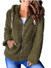 Fashion Explosion Fleece Sweater Long Sleeve Jacket