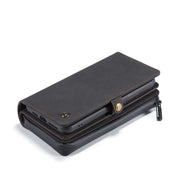 Detachable Flip Case For iPhone Zipper Wallet Phone Case
