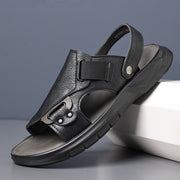 Durable Non-Slip Leather Men Sandals