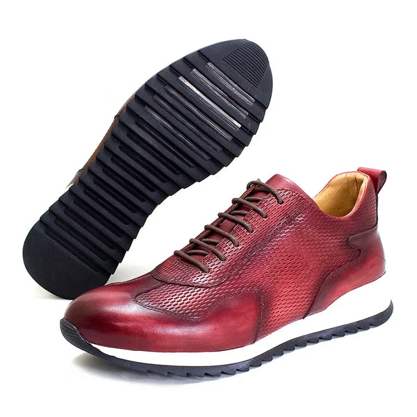 Elegant Sneakers Lace-Up Comfortable Sport Breathable Shoes