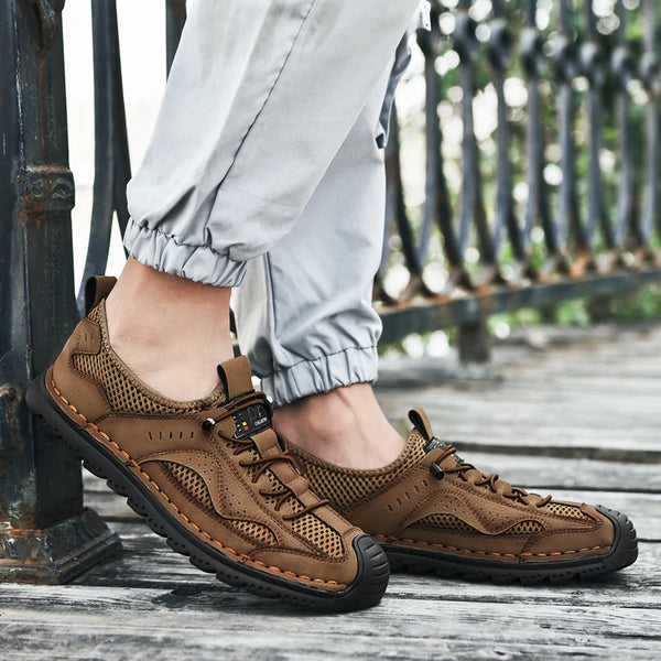 Fashion Breathable Walking Shoes Thick Sole Boat Shoes