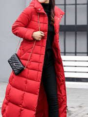 Fashion Comfortable Bow Belt Fox Fur Collar Clothes Long Jacket