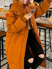 Fashion Hooded Jackets Female Warm Parker Overcoat