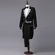 Fashion Host Magician Pianist Stage Performance Blazer Pant