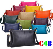 Кожени клъч чанти Многоцветна чанта за риза