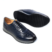 Genuine Cow Leather Mens Casual Sneaker